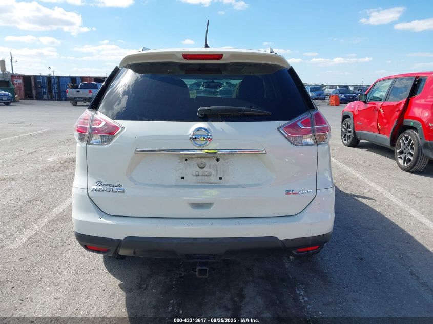 2016 Nissan Rogue Sl VIN: 5N1AT2MV8GC790200 Lot: 43313617