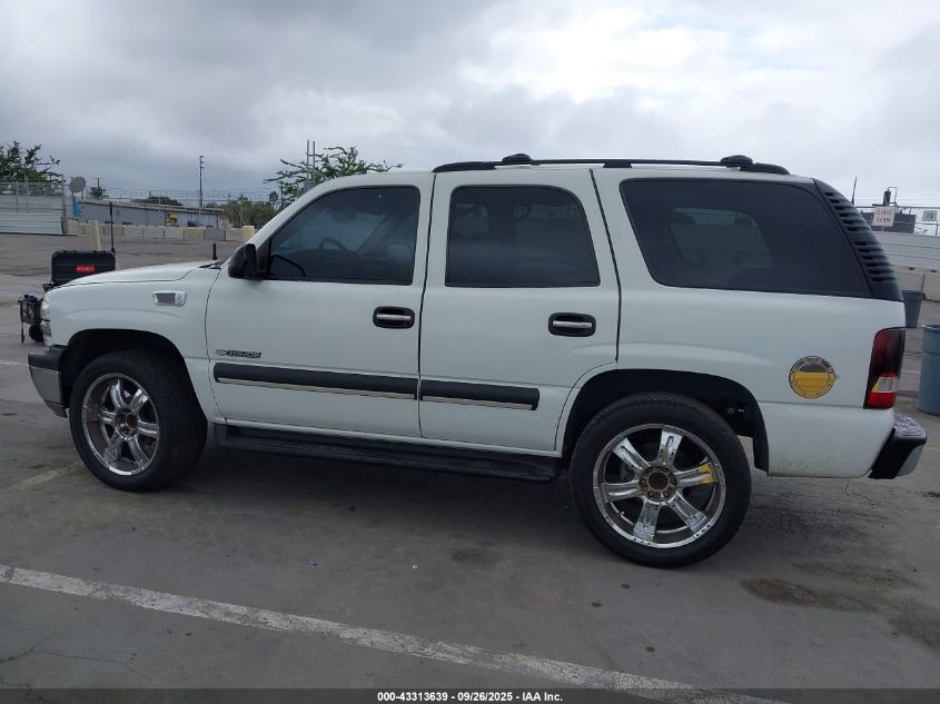 2003 Chevrolet Tahoe Ls VIN: 1GNEC13T83R107930 Lot: 43313639