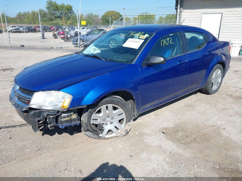 2013 DODGE AVENGER SE - 1C3CDZAB9DN655082