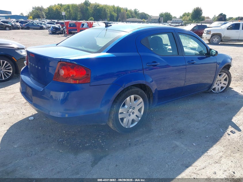 2013 DODGE AVENGER SE - 1C3CDZAB9DN655082