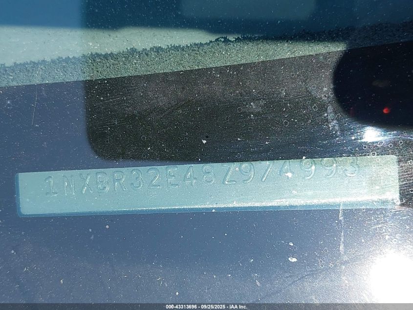 2008 Toyota Corolla Ce VIN: 1NXBR32E48Z974993 Lot: 43313696