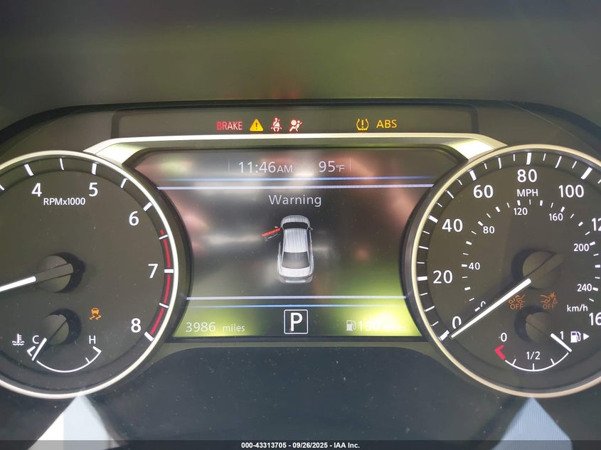 2025 Nissan Sentra Sv VIN: 3N1AB8CV1SY360331 Lot: 43313705