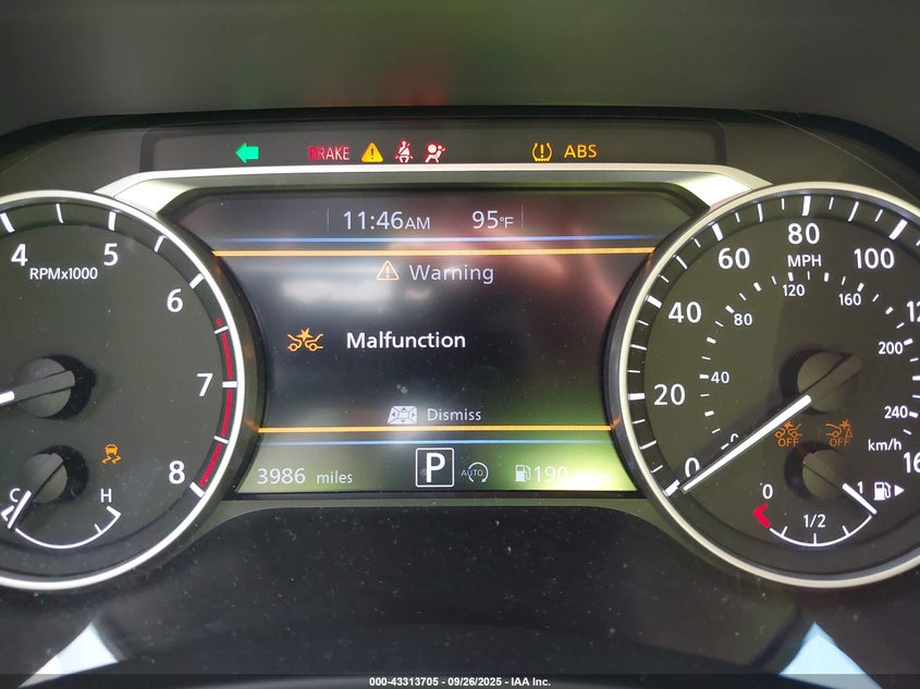 2025 Nissan Sentra Sv VIN: 3N1AB8CV1SY360331 Lot: 43313705