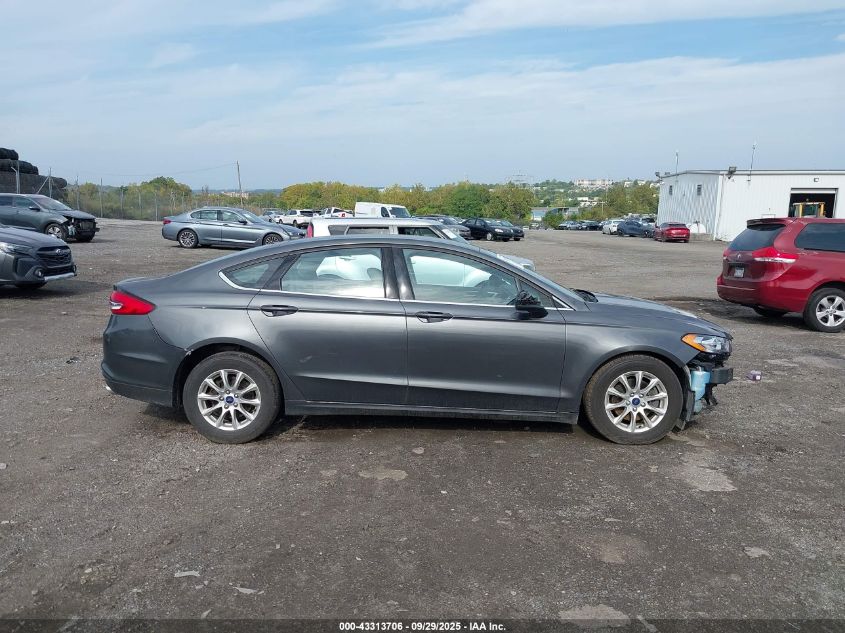 2017 Ford Fusion S VIN: 3FA6P0G74HR154060 Lot: 43313706