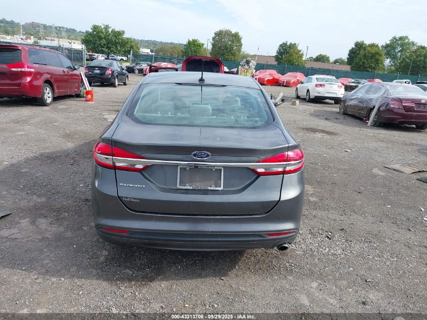 2017 Ford Fusion S VIN: 3FA6P0G74HR154060 Lot: 43313706