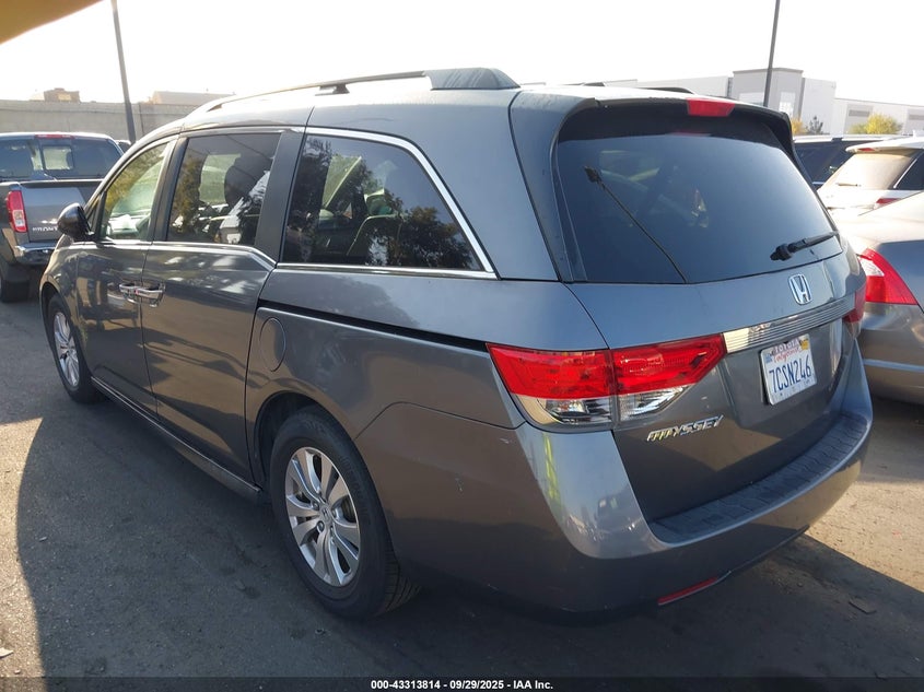 2014 Honda Odyssey Ex-L grey van gasoline 5FNRL5H6XEB043922 photo #4
