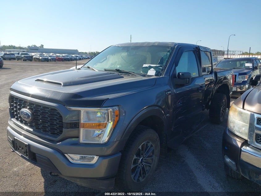 VIN 1FTEW1EP5MFB82152 2021 FORD F-150 XL