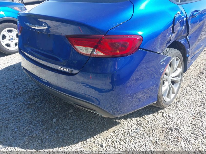 2015 Chrysler 200 S VIN: 1C3CCCDG4FN678523 Lot: 43313833