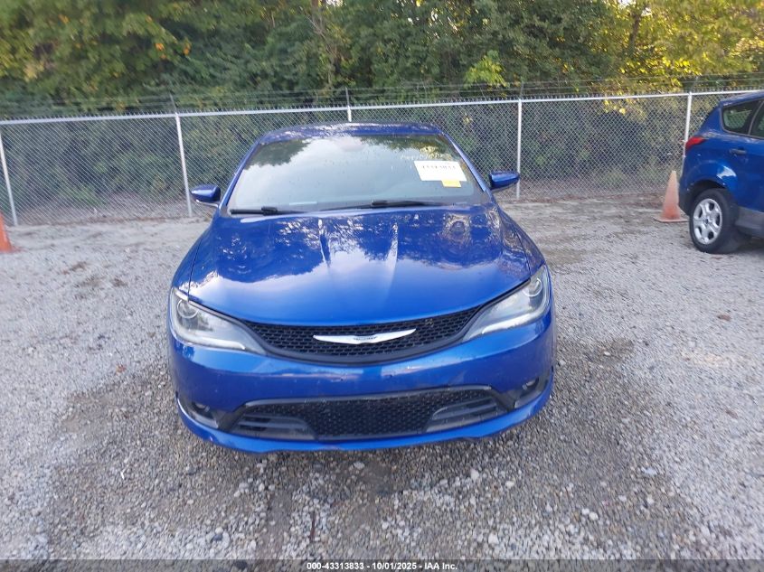2015 Chrysler 200 S VIN: 1C3CCCDG4FN678523 Lot: 43313833