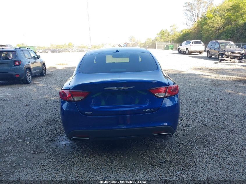 2015 Chrysler 200 S VIN: 1C3CCCDG4FN678523 Lot: 43313833