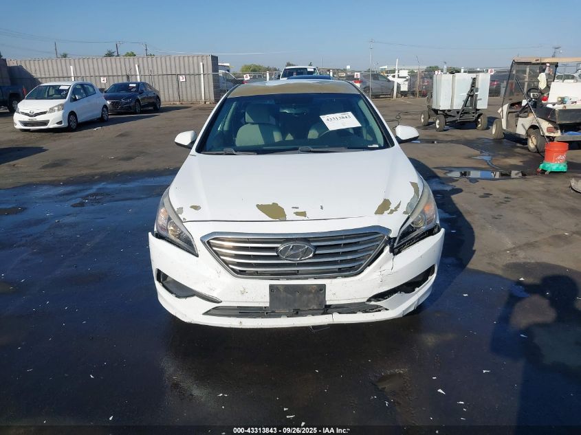 2016 Hyundai Sonata Se VIN: 5NPE24AF2GH339060 Lot: 43313843