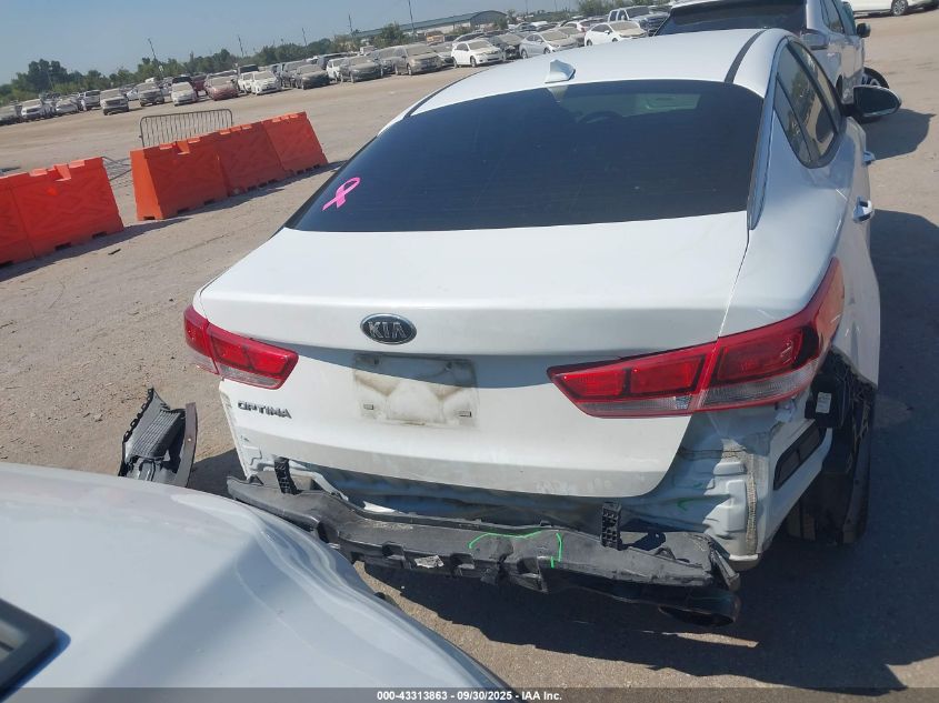 2017 Kia Optima Lx VIN: 5XXGT4L38HG162570 Lot: 43313863