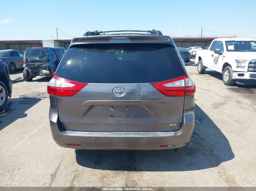 2015 Toyota Sienna Xle 8 Passenger VIN: 5TDYK3DC1FS661805 Lot: 43313864
