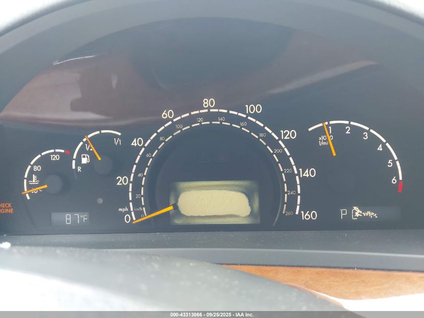 2003 Mercedes-Benz S 430 VIN: WDBNG70J43A349663 Lot: 43313866