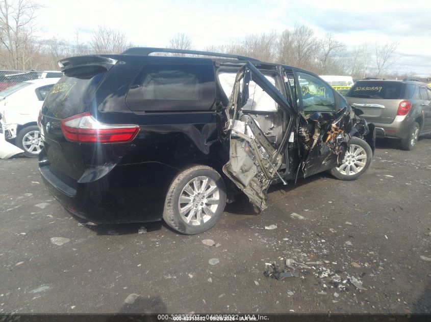 2015 Toyota Sienna Le 7 Passenger VIN: 5TDJK3DC0FS120875 Lot: 43313882