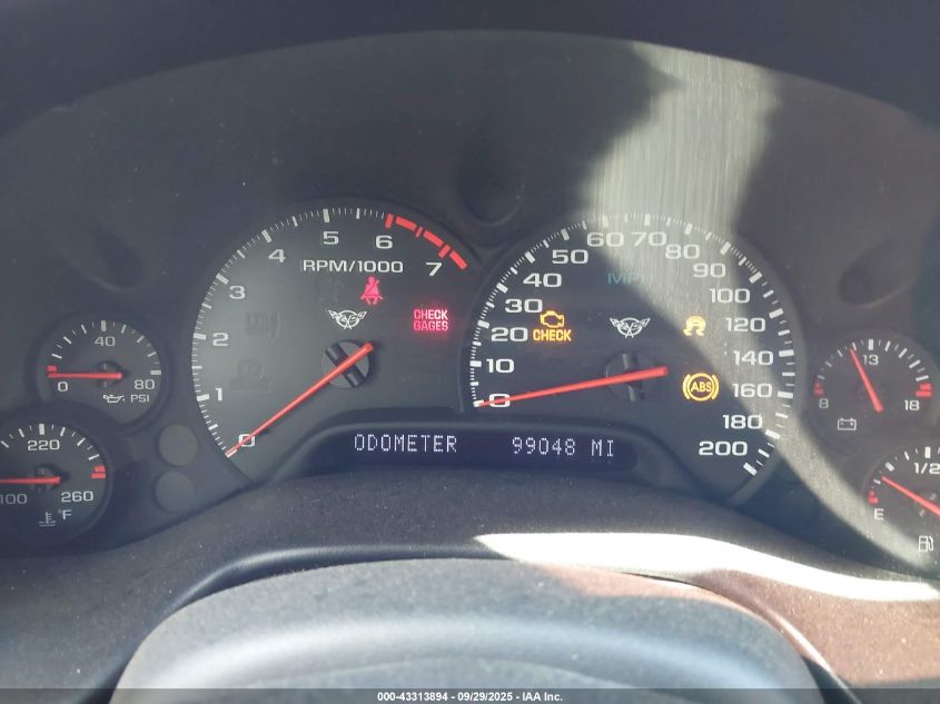 2001 Chevrolet Corvette VIN: 1G1YY22G415111312 Lot: 43313894