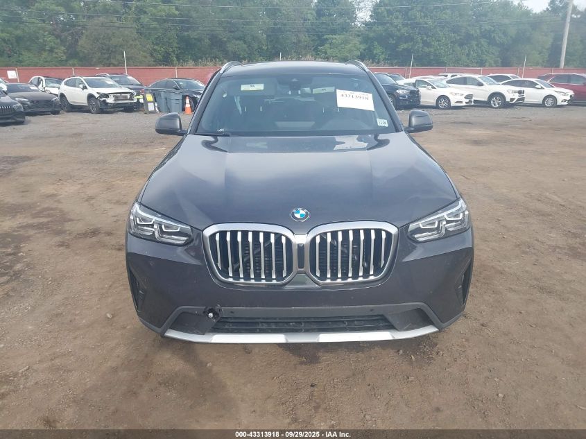 2024 BMW X3 xDrive30I VIN: WBX57DP04RN273928 Lot: 43313918