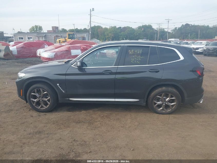 2024 BMW X3 xDrive30I VIN: WBX57DP04RN273928 Lot: 43313918