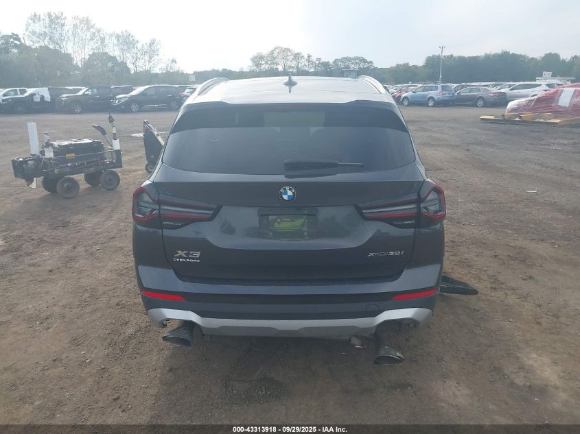 2024 BMW X3 xDrive30I VIN: WBX57DP04RN273928 Lot: 43313918