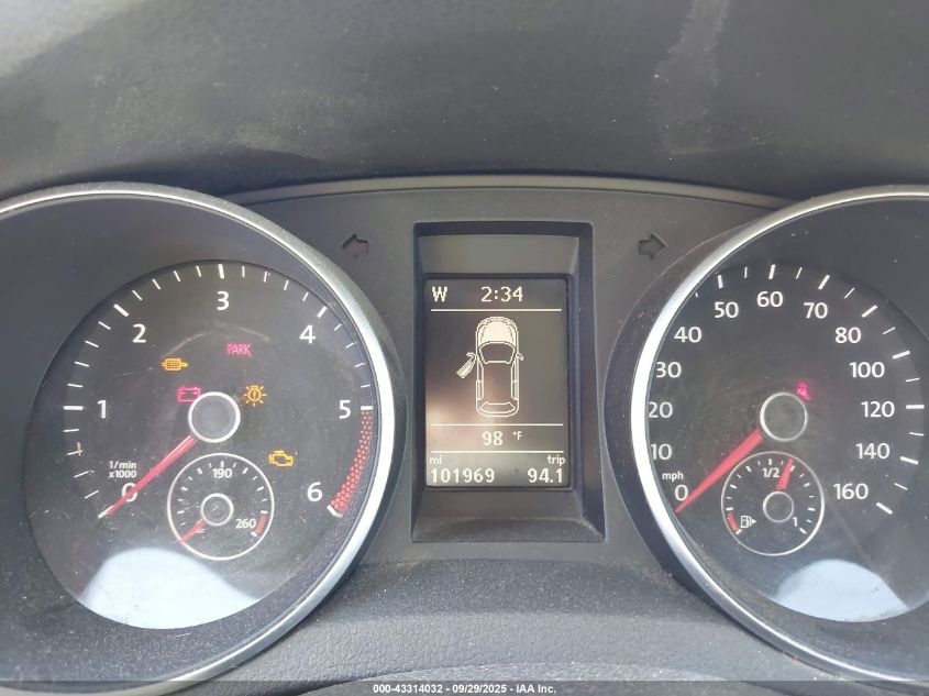 2014 Volkswagen Golf 2.0L Tdi VIN: WVWNM7AJ5EW009193 Lot: 43314032