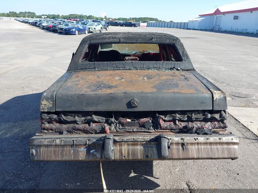 1987 Chrysler Fifth Avenue VIN: 1C3BF66P1HX727136 Lot: 43314043