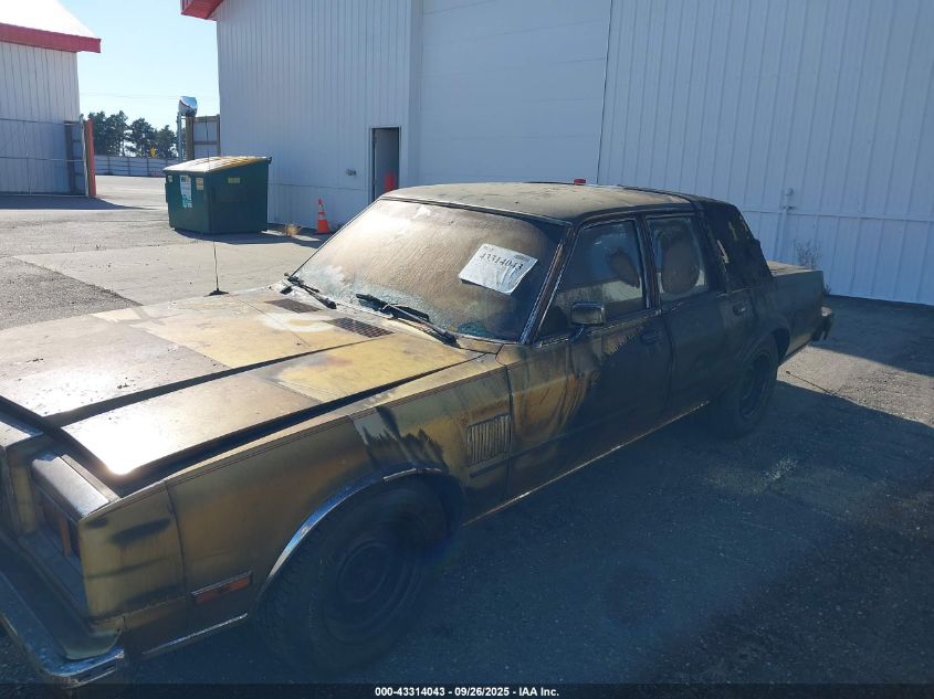 1987 Chrysler Fifth Avenue VIN: 1C3BF66P1HX727136 Lot: 43314043