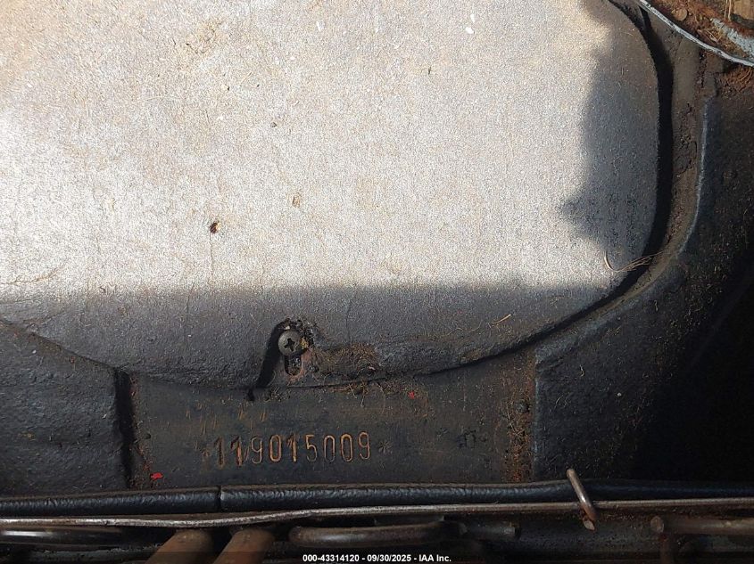 1969 Volkswagen Beetle VIN: 119015009 Lot: 43314120