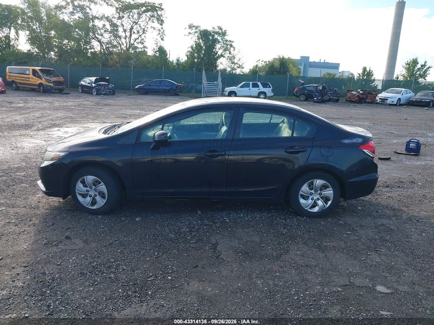 2013 HONDA CIVIC LX - 2HGFB2F56DH536795