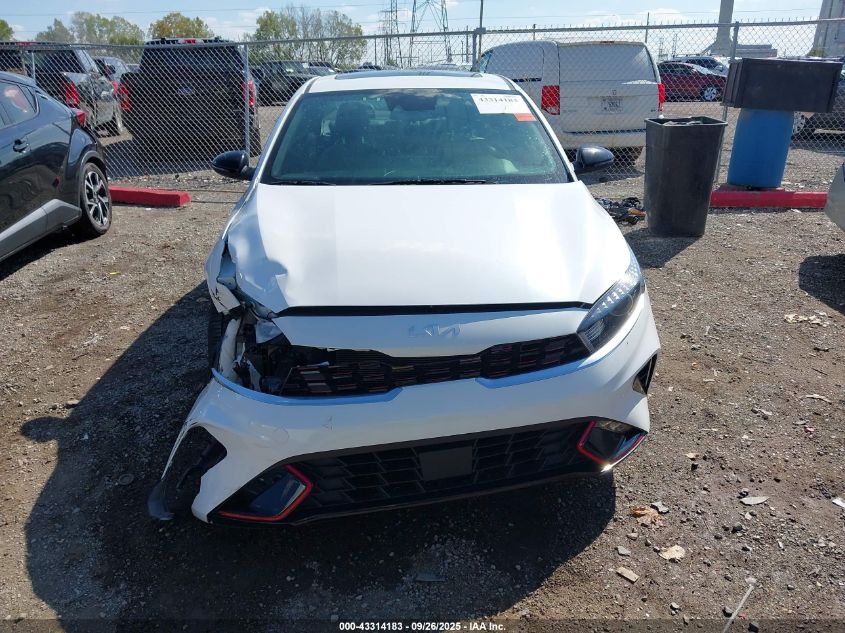 2022 Kia Forte Gt-Line VIN: 3KPF54AD6NE494870 Lot: 43314183