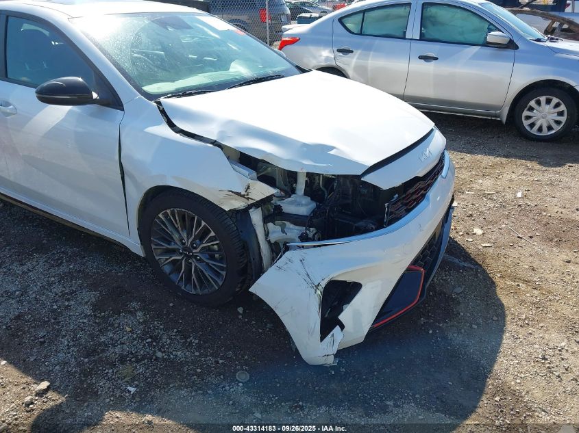 2022 Kia Forte Gt-Line VIN: 3KPF54AD6NE494870 Lot: 43314183