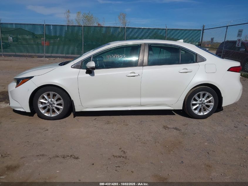 2021 Toyota Corolla Xle VIN: 5YFFPMAE3MP165835 Lot: 43314203