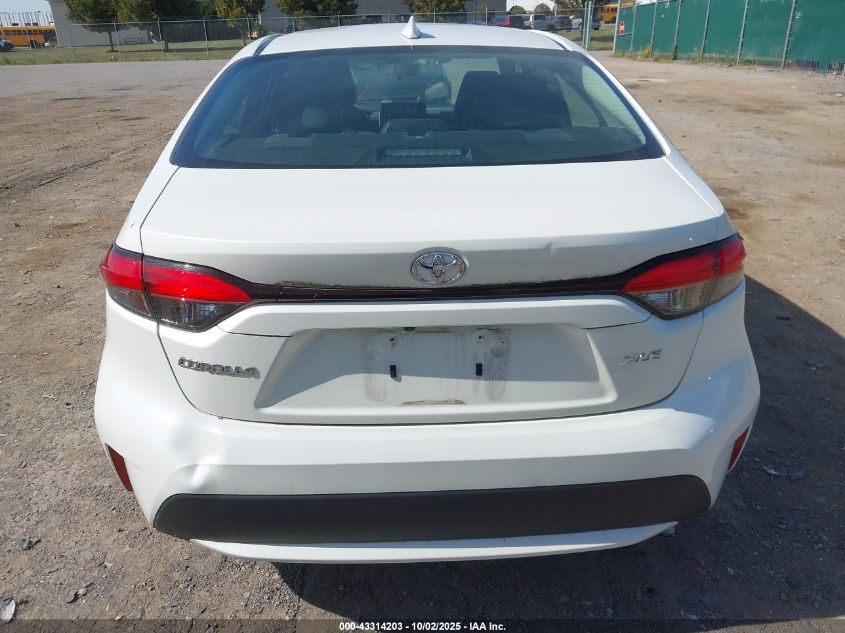 2021 Toyota Corolla Xle VIN: 5YFFPMAE3MP165835 Lot: 43314203