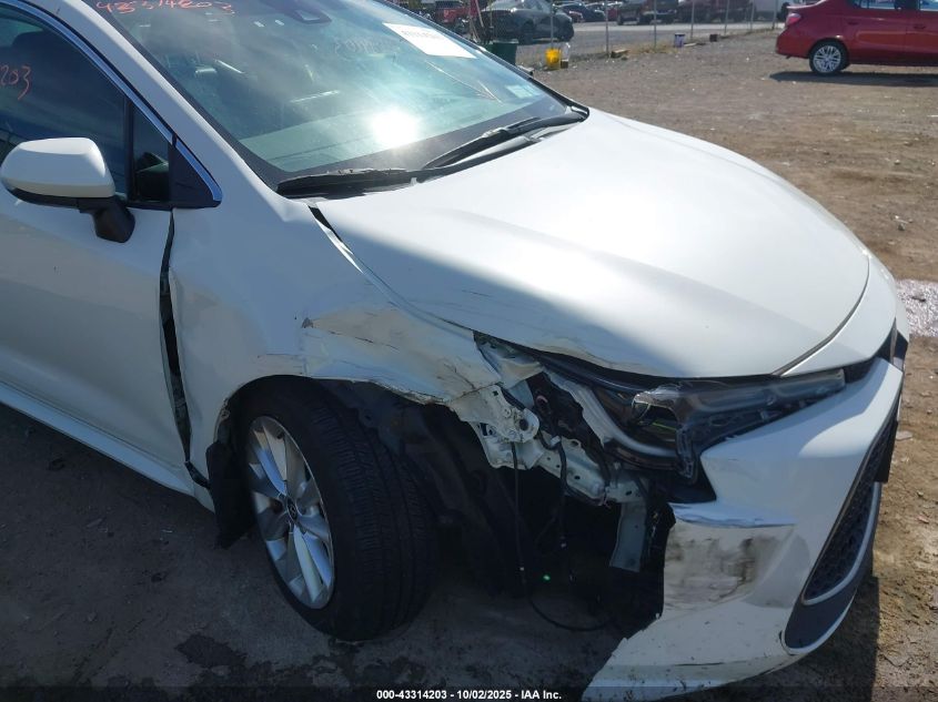 2021 Toyota Corolla Xle VIN: 5YFFPMAE3MP165835 Lot: 43314203