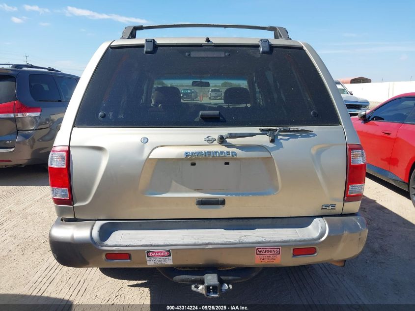 2000 Nissan Pathfinder Le/Se/Xe VIN: JN8AR07Y2YW398685 Lot: 43314224