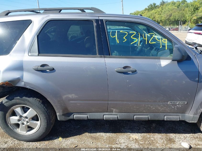 2008 Ford Escape Xlt VIN: 1FMCU03Z78KC23837 Lot: 43314249