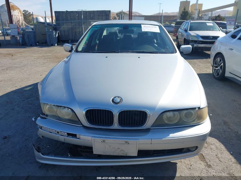 2002 BMW 530Ia VIN: WBADT634X2CH93142 Lot: 43314256
