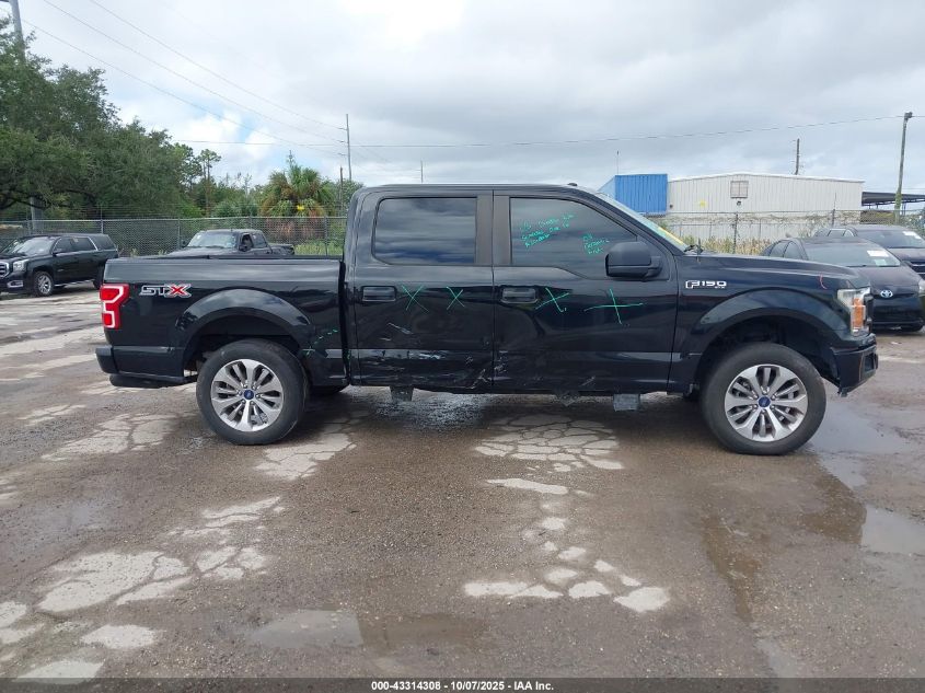 2018 Ford F-150 Xl VIN: 1FTEW1C51JFD80577 Lot: 43314308