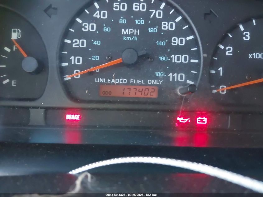 1998 Nissan Frontier Se/Xe VIN: 1N6DD26Y8WC345845 Lot: 43314325