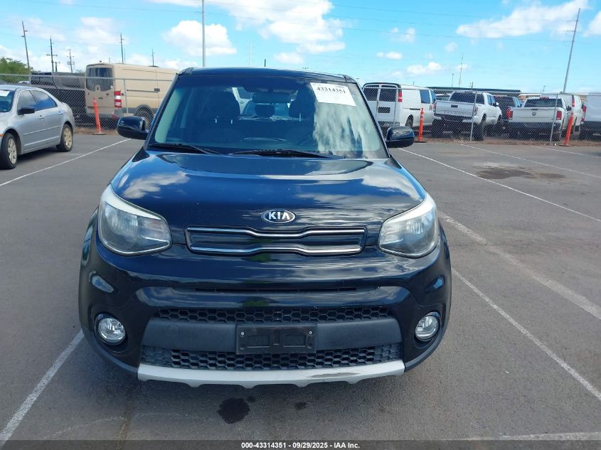 2019 Kia Soul + VIN: KNDJP3A52K7668565 Lot: 43314351