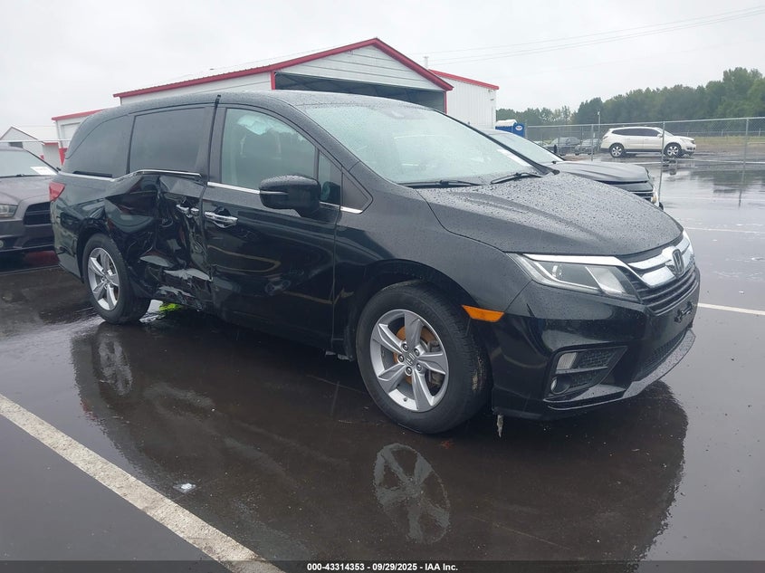 2018 HONDA ODYSSEY EX-L - 5FNRL6H76JB110556