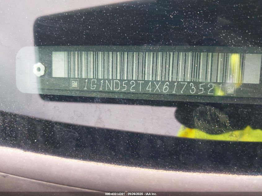 1999 Chevrolet Malibu VIN: 1G1ND52T4X6173521 Lot: 43314361