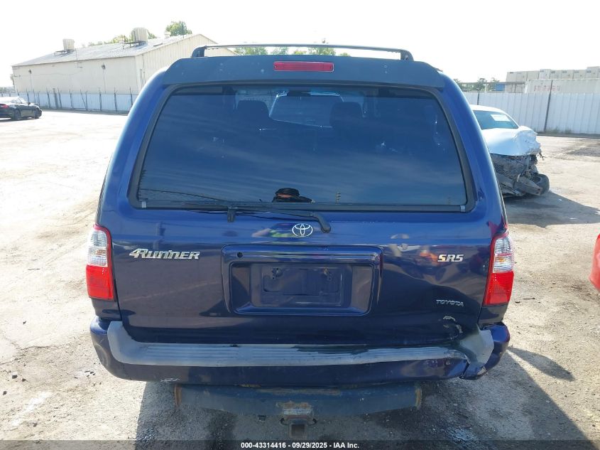 2002 Toyota 4Runner Sr5 V6 VIN: JT3GN86R420247825 Lot: 43314416