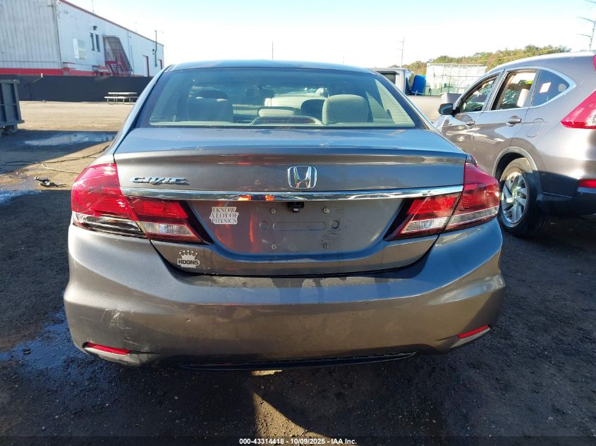 2013 Honda Civic Ex VIN: 19XFB2F89DE265851 Lot: 43314418