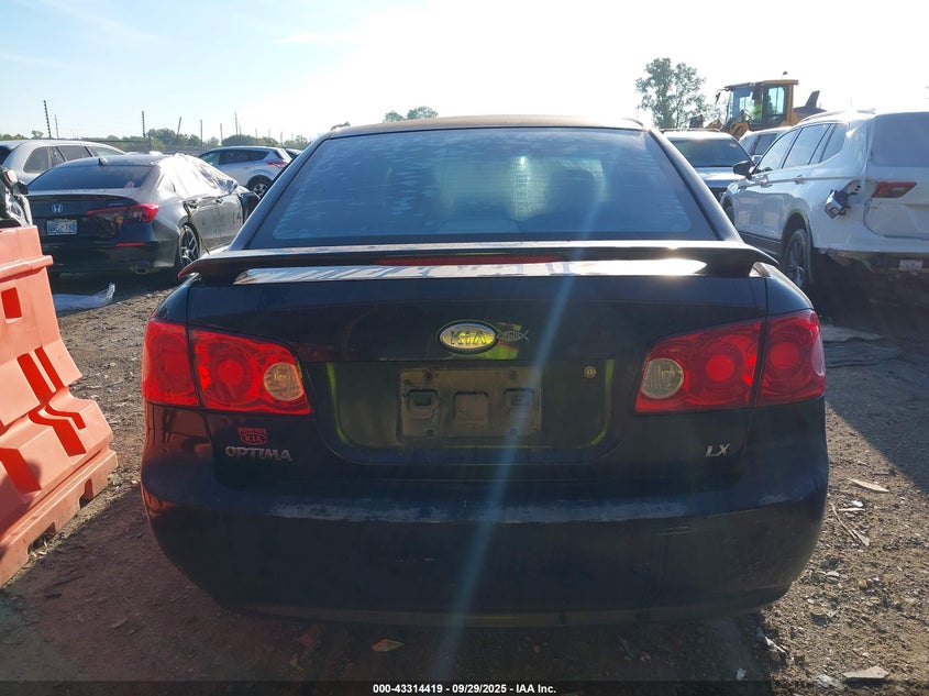 2007 Kia Optima Lx VIN: KNAGE123X75150270 Lot: 43314419