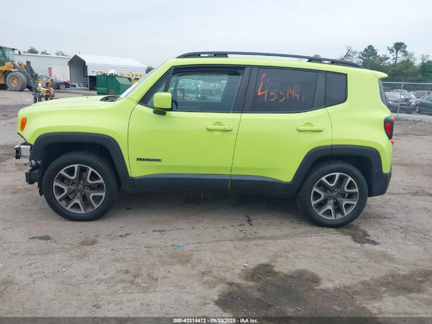 2017 Jeep Renegade Latitude 4X4 VIN: ZACCJBBB8HPG40726 Lot: 43314472