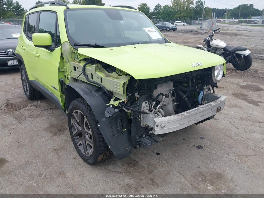 2017 Jeep Renegade Latitude 4X4 VIN: ZACCJBBB8HPG40726 Lot: 43314472