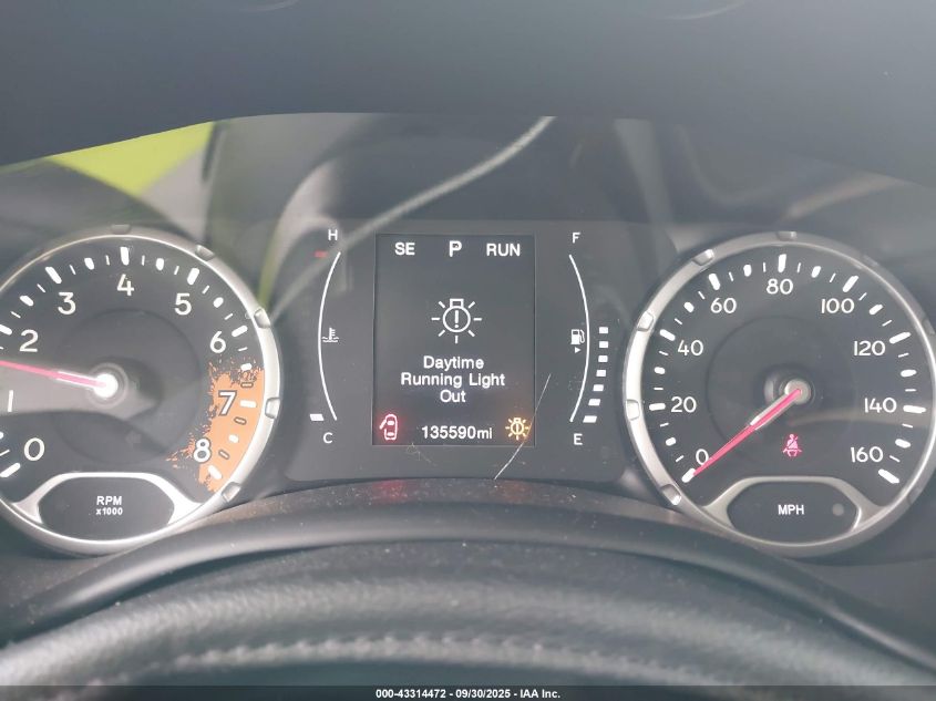 2017 Jeep Renegade Latitude 4X4 VIN: ZACCJBBB8HPG40726 Lot: 43314472