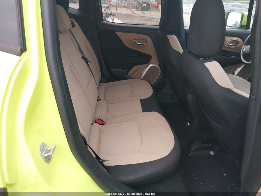 2017 Jeep Renegade Latitude 4X4 VIN: ZACCJBBB8HPG40726 Lot: 43314472