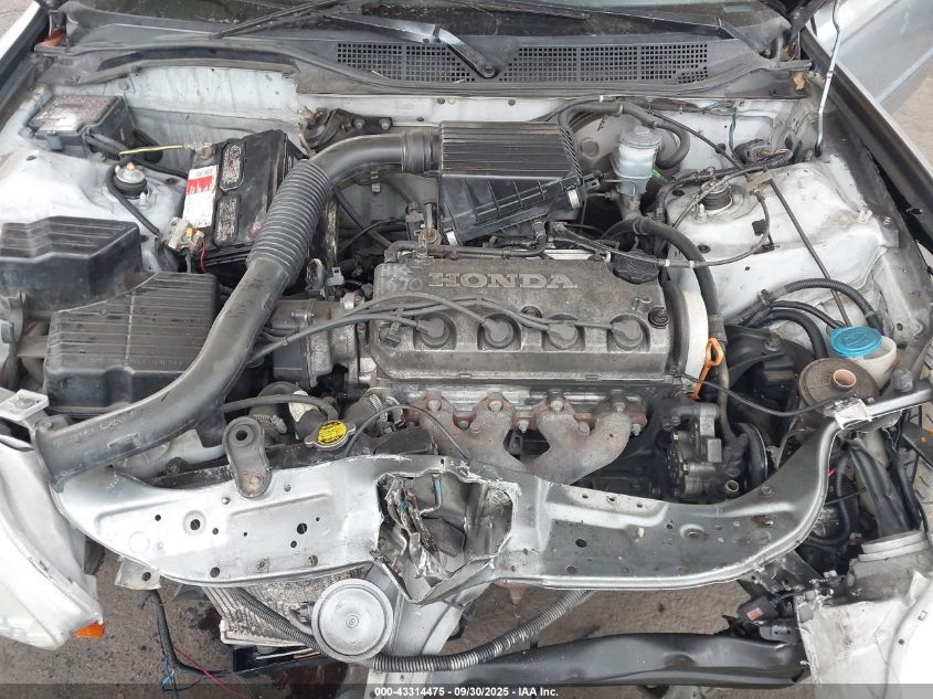 1997 Honda Civic Cx VIN: 2HGEJ6429VH107067 Lot: 43314475