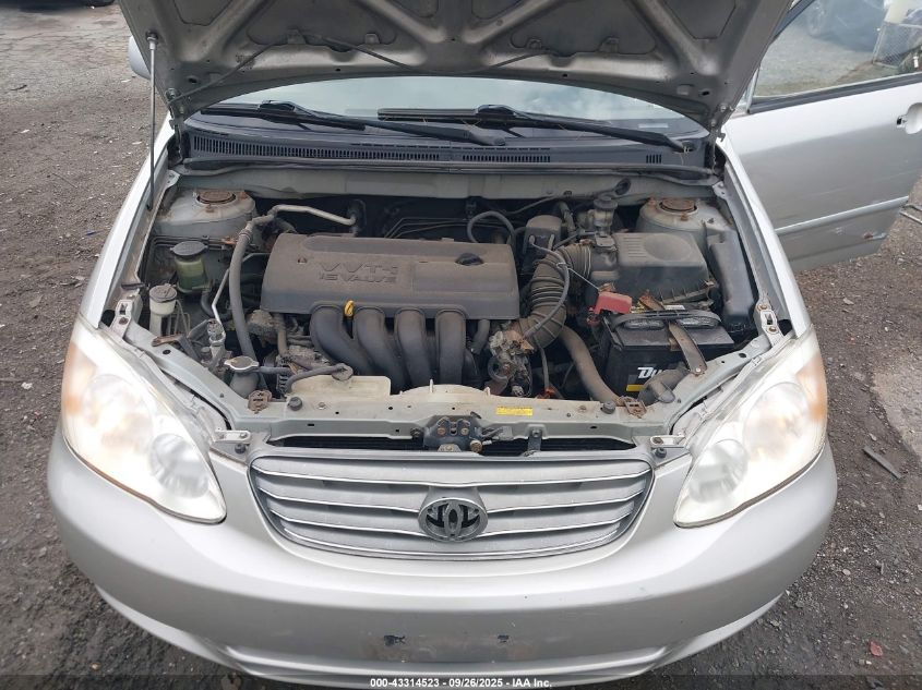 2004 Toyota Corolla Le VIN: 2T1BR38E74C307368 Lot: 43314523